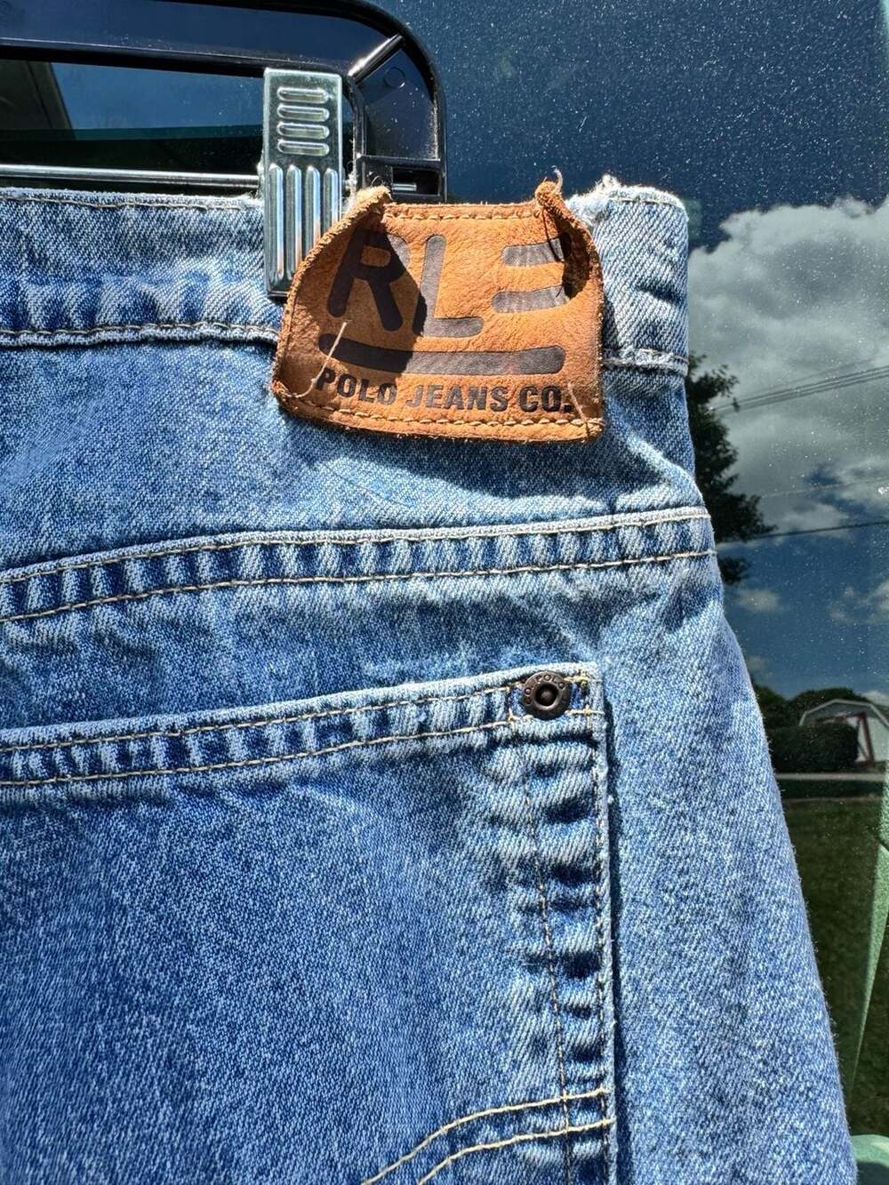 Vintage Mens Y2K RL Polo Jeans. Relaxed Fit 36x32